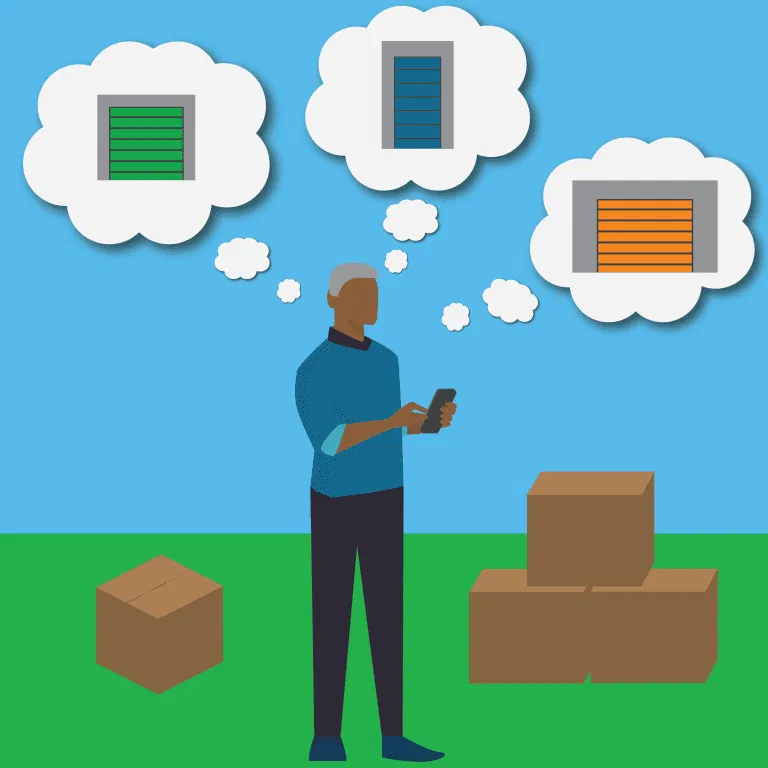 self storage tips - choose your storage unit